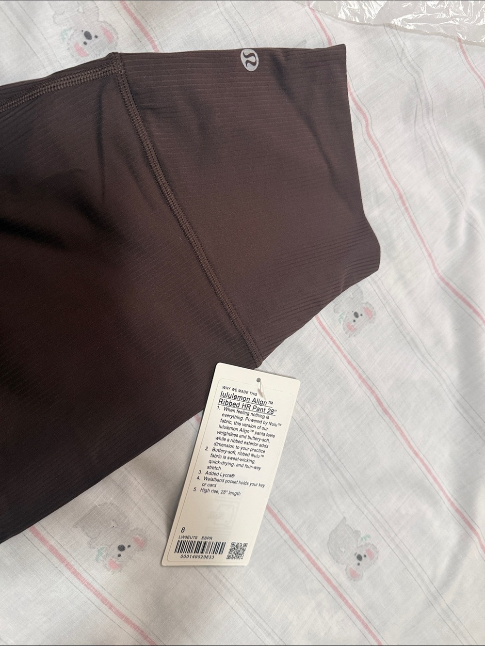 lululemon Align Ribbed High-Rise Pants - Dark Brown